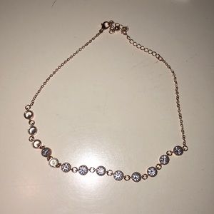 Rose gold choker